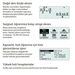 Casio Fx-991CW-PK Hesap Makinası Bilimsel Fonksiyonlu Pembe - 5